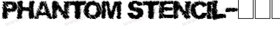 PHANTOM STENCIL字体转换